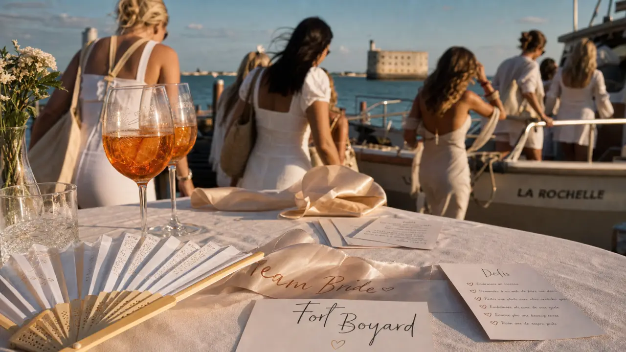 Activités evjf La Rochelle : balade en bateau vers Fort Boyard