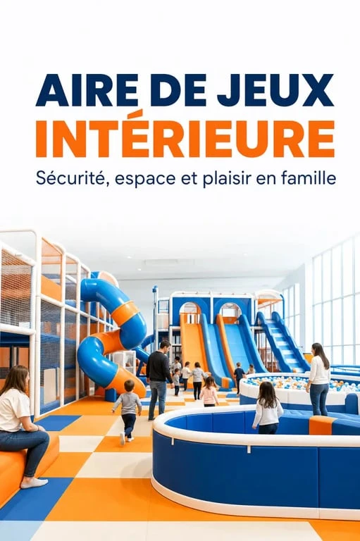 Aire de jeux intérieure Défoul'Parc à Morlaix pour enfants