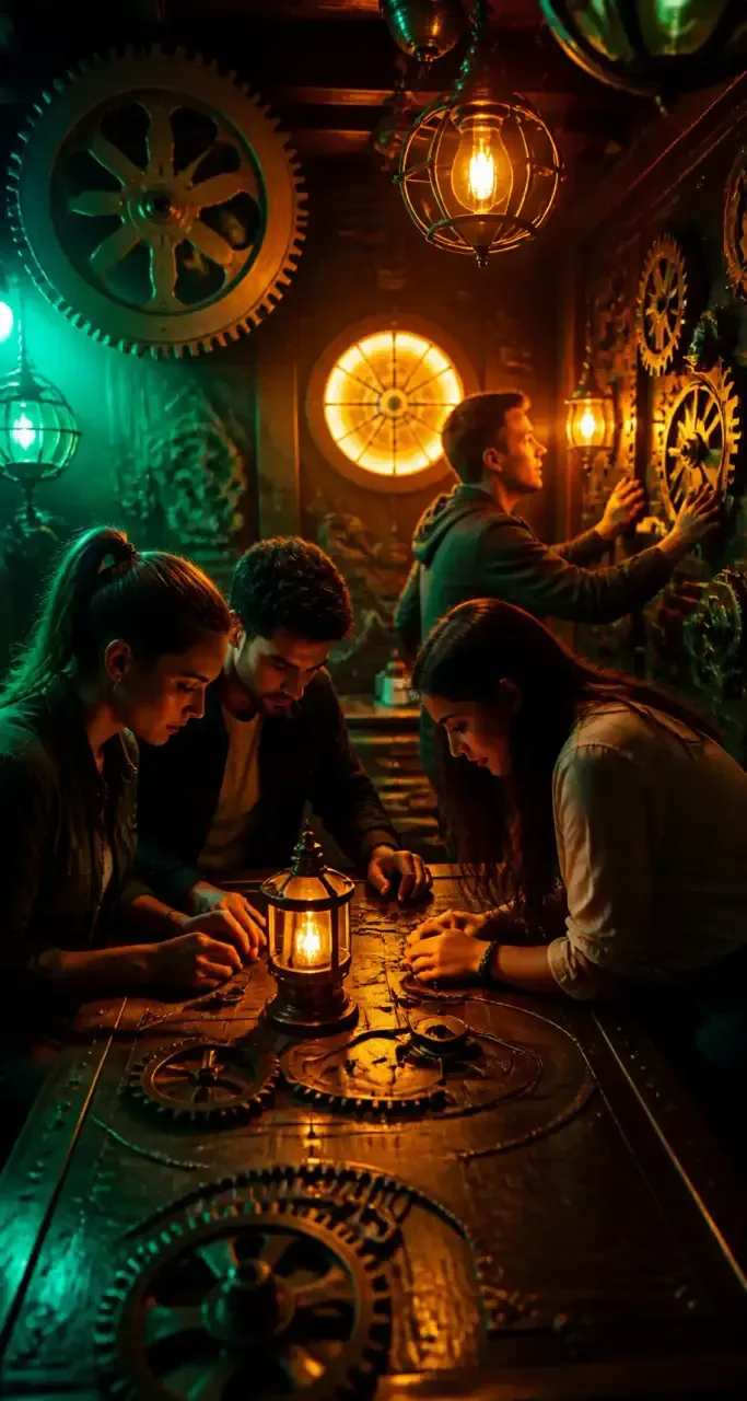 Escape game immersif aux décors steampunk