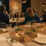 Traiteur noël entreprise lyon : plateaux-repas de Noël
