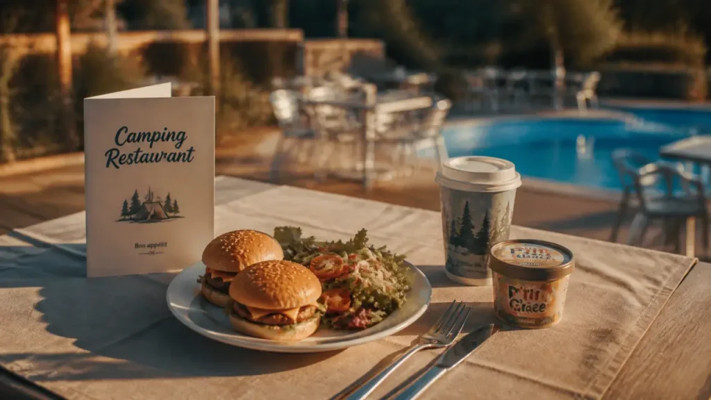 Camping avec restaurant : menus et horaires à vérifier avant de réserver
