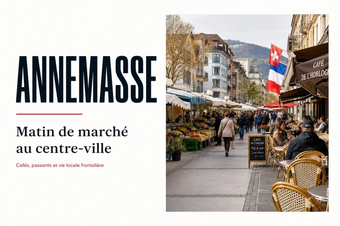 Que faire à Annemasse : centre-ville, cafés et marché local