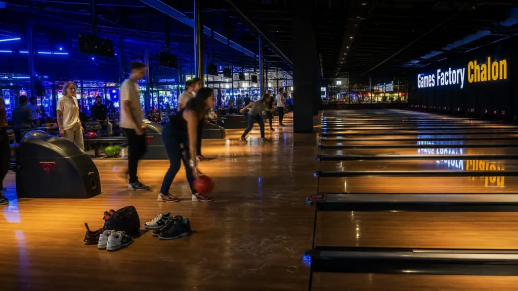 Games factory chalon sur saone : allée de bowling 14 pistes