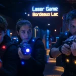 Laser game Bordeaux Lac, équipe en jeu en 20 minutes