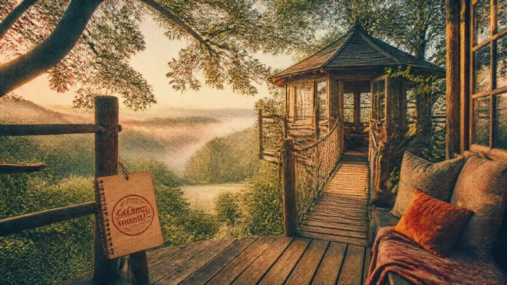 Cabane dans les arbres, logement insolite en France