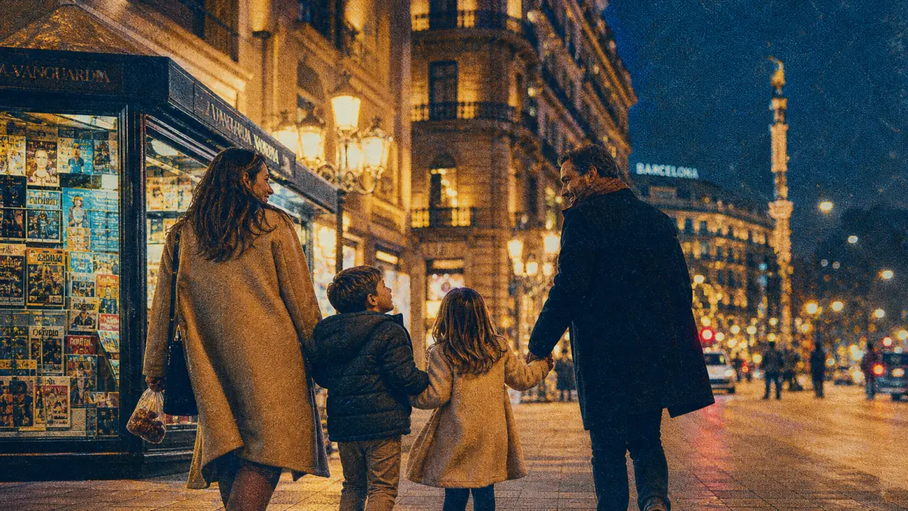 Nouvel an à Barcelone en famille : parents et enfants, Eixample, raisins
