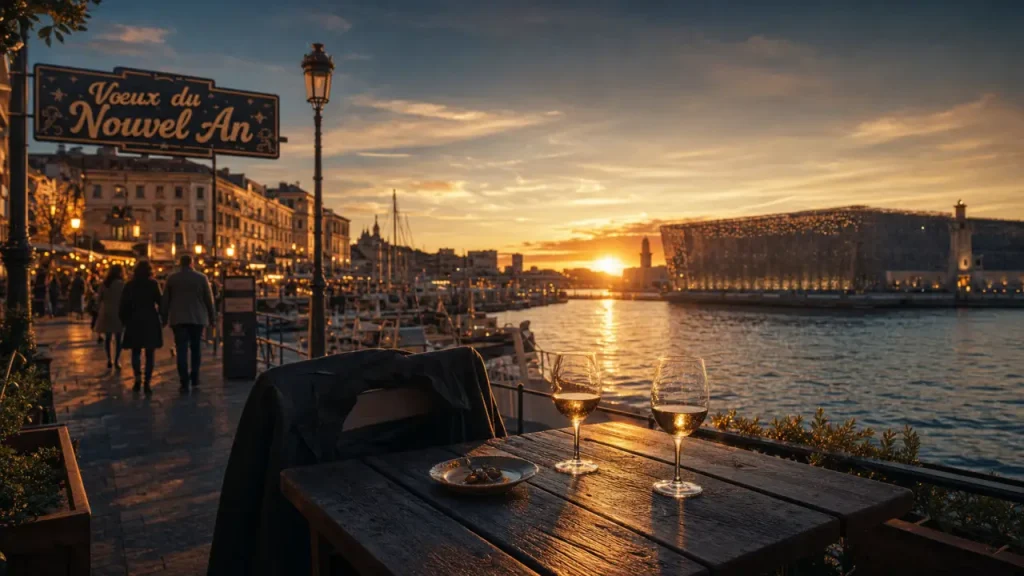 Que faire a marseille le 31 decembre : rooftop au coucher du soleil près du Vieux-Port
