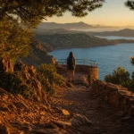 Randonnée insolite côte d azur : sentier sur roches rouges de l’Estérel