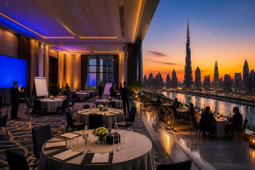 Séminaire d’entreprise à Dubaï : désert, skyline, budget