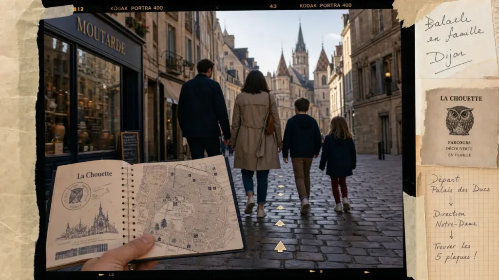 Week-end à Dijon en famille : La Chouette et balade au centre historique