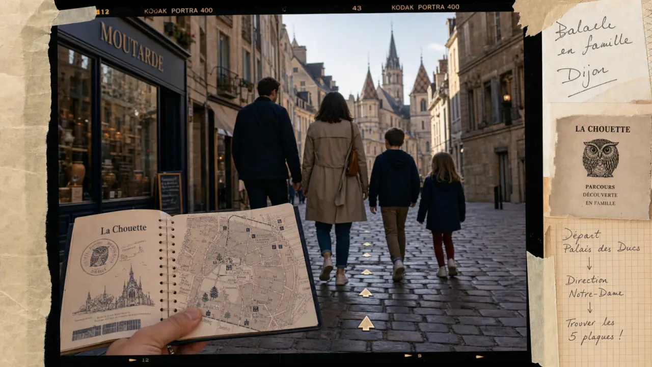 Week-end à Dijon en famille : La Chouette et balade au centre historique