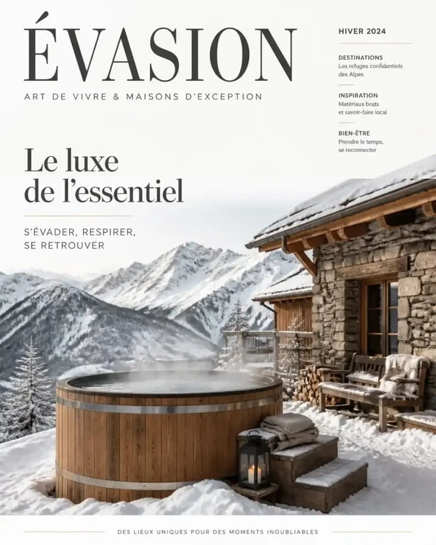 Bain nordique et chalet refuge pour un week end rhone alpes amoureux en altitude