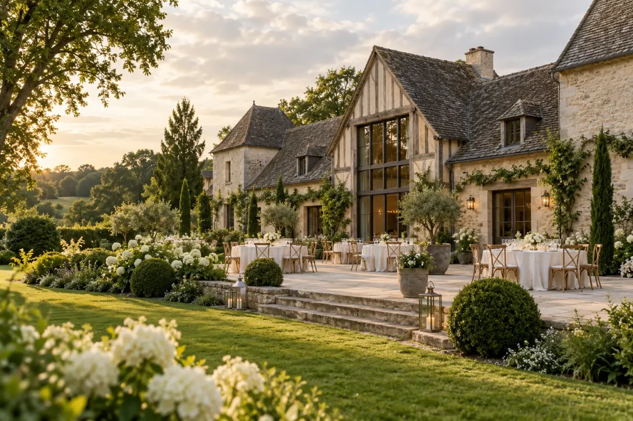 Domaine de Clairval, salle de réception avec couchage dans un domaine normand